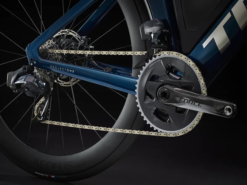 TREK Speed Concept SLR 7 AXS Carbon Road Bike in Mulsanne Blue and Trek Black-8